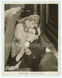 3r144 DR. JACK 8x10 still '22 close up of Doctor Harold Lloyd held by Mildred Davis!