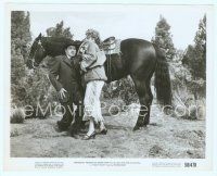 3r154 FANCY PANTS 8x10 still '50 Lucille Ball helps dude Bob Hope off of his horse!