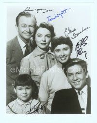 3r003 FATHER KNOWS BEST signed REPRO 8x10 still '90s by Young, Wyatt, Gray, Donahue & Chapin!