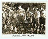 3r156 FIGHTING DEVIL DOGS 8x10 still '38 Bruce Bennett pointing gun with soldiers pointing rifles!
