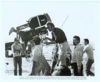 3r158 FIVE EASY PIECES candid 8x10 still '70 Jack Nicholson standing by cameramen shooting on set!