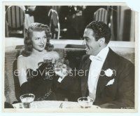 3r177 GILDA 8x10 still '46 close up of sexiest Rita Hayworth toasting with guy in tuxedo!