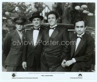 3r183 GODFATHER 8x10 still '72 lineup portrait of Marlon Brando, Al Pacino, James Caan & Cazale!