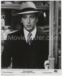 3r185 GODFATHER 8x9.75 still '72 close up of Al Pacino as Michael Corleone in cool fedora!