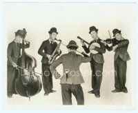 3r206 HARRY LANGDON 8x10 still '20s wacky montage of the comic conducting himself as a whole band!