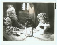 3r210 HEIDI 8x10 still '37 Jean Hersholt watches Shirley Temple reading a book!