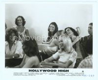 3r216 HOLLYWOOD HIGH 8x10 still '76 sexy teens make out in the classroom!