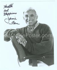 3r021 JAMIE FARR signed REPRO 8x10 still '90s smiling portrait many years after MASH ended!