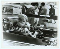 3r238 JANE FONDA 8x10 still '60s driving cool convertible looking over her shoulder!