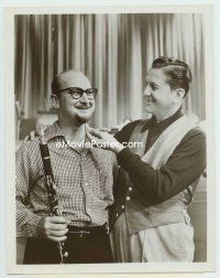 3r260 LAWRENCE WELK SHOW TV 7x9 still '55 standing with his new clarinetist Pete Fountain!