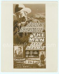 3r276 MAN FROM LARAMIE 8x10 still '55 three images of James Stewart from 3-sheet!