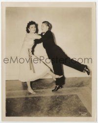 3r247 JUDGE HARDY'S CHILDREN candid 8x10.25 still '38 Mickey Rooney dances with Jacqueline Laurent!