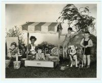 3r320 OUR GANG 8x10 still '30s Spanky, Alfalfa, Buckwheat, Darla & Pete the Pup playing!