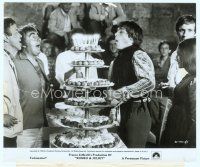 3r361 ROMEO & JULIET candid 8x9.75 still '69 Leonard Whiting has his birthday party on the set!