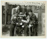 3r377 SHADOW OF THE EAGLE chapter 4 8x10 still '32 John Wayne & others comfort man in wheelchair!