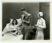 3r378 SHADOW OF THE EAGLE chapter 5 8x10 still '32 nurse watches John Wayne take pulse of patient!