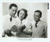 3r433 THANK YOU MR. MOTO 8x10 still '37 Asian detective Peter Lorre watches man & woman with map!