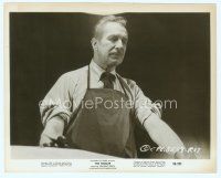 3r445 TINGLER 8x10 still '59 William Castle, great close up of Vincent Price wearing apron!