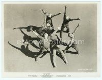 3r478 WEST SIDE STORY 8x10 still '61 classic overhead image of Jets dancing!