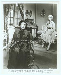 3r480 WHAT EVER HAPPENED TO BABY JANE? TV 8x10 still R60s Bette Davis sits behind Joan Crawford!