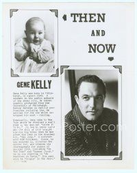 3s010 GENE KELLY 8x10 still '51 close up wearing cool jacket & as a young boy, Then and Now!