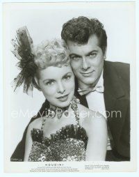 3s238 JANET LEIGH/TONY CURTIS 8x10 still '53 close portrait of the couple from Houdini!