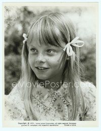 3s278 JODIE FOSTER 7.75x10.25 still '73 super young head & shoulders portrait from Tom Sawyer!