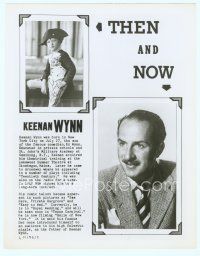 3s011 KEENAN WYNN 8x10 still '51 close up wearing tie & jacket & as a young boy, Then and Now!