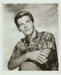 3s348 PETER BROWN 8x10 still '50s close portrait in cool shirt from TV's Lawman!