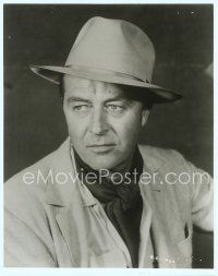 3s366 RAY MILLAND 7.5x9.25 still '57 close portrait wearing fedora from River's Edge!