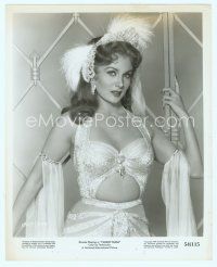 3s375 RHONDA FLEMING 8x10 still '54 sexiest portrait in skimpy outfit from Yankee Pasha!