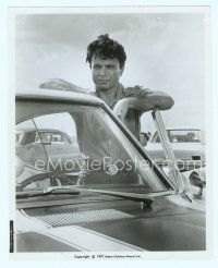 3s388 ROBERT BLAKE 8x10 still '71 portrait standing by his car from Corky!
