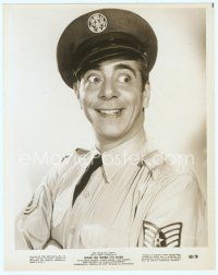 3s399 ROBERT STRAUSS 8x10 still '60 portrait in military uniform from Wake Me When It's Over!