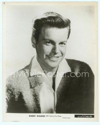 3s403 ROBERT WAGNER 8x10 still '60 smiling head & shoulders portrait of the youthful star!