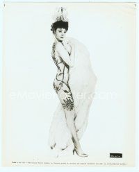 3s424 SANDRA CHURCH 8.25x10 still '63 full-length sexy portrait as Gypsy Rose Lee on Broadway!