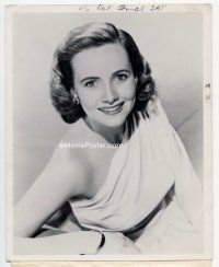 3s471 TERESA WRIGHT deluxe 8x10 radio still '54 for her guest appearance on Make Up Your Mind!