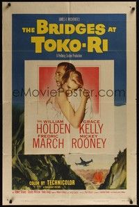 3t118 BRIDGES AT TOKO-RI 1sh '54 Grace Kelly, William Holden, Korean War, by James Michener!