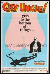 3t207 CRY UNCLE 1sh '71 pre-Rocky director John Avildsen gets to the sexy bottom of things!