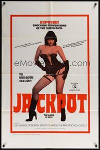 3t475 JACKPOT 1sh '78 sexy Lisa Marks in lingerie, shocking perversions of the super rich!