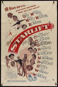 3t852 STARLIFT 1sh '51 Gary Cooper, James Cagney, Doris Day, Virginia Mayo & all-star cast!