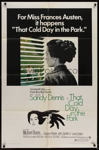 3t909 THAT COLD DAY IN THE PARK 1sh '69 Sandy Dennis, early bizarre overlooked Robert Altman!