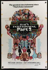 3t910 THAT'S ENTERTAINMENT PART 2 style C 1sh '75 Fred Astaire, Gene Kelly & many MGM greats!
