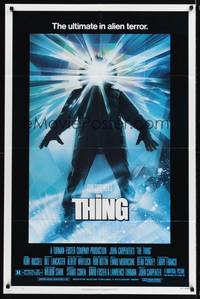 3t914 THING 1sh '82 John Carpenter, cool sci-fi horror art, the ultimate in alien terror!