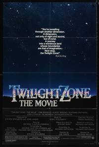 3t948 TWILIGHT ZONE no borders 1sh '83 Dante, Spielberg, Landis, from Rod Serling TV series!
