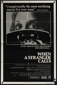 3t977 WHEN A STRANGER CALLS 1sh '79 every babysitter's nightmare becomes real!