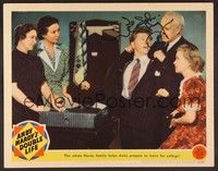 3v068 ANDY HARDY'S DOUBLE LIFE signed LC '42 by Mickey Rooney, whose family is helping him leave!