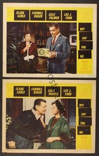 3v586 BUT NOT FOR ME 2 LCs '59 great images of Clark Gable & Lilli Palmer!
