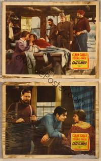 3v589 CALL OF THE WILD 2 LCs R43 Clark Gable & Loretta Young in Jack London story!
