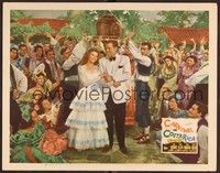 3v147 CARNIVAL IN COSTA RICA LC #8 '47 Dick Haymes & Vera-Ellen in midst of celebration!