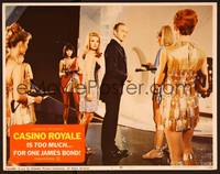 3v148 CASINO ROYALE LC #6 '67 David Niven as James Bond surrounded by sexy girls with guns!